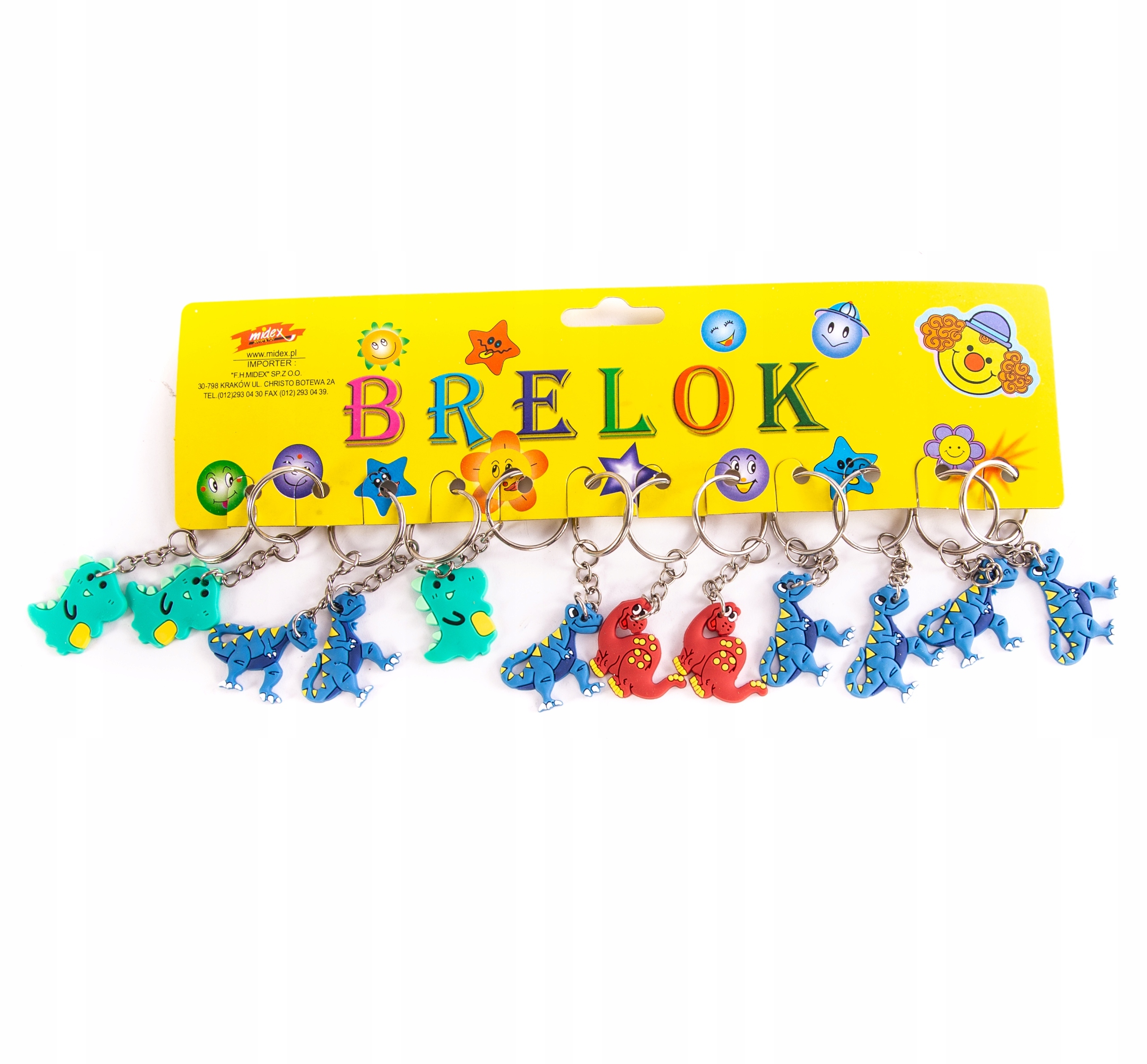 

Dinozaur Brelok Do Kluczy Zawieszka Zestaw 12SZT