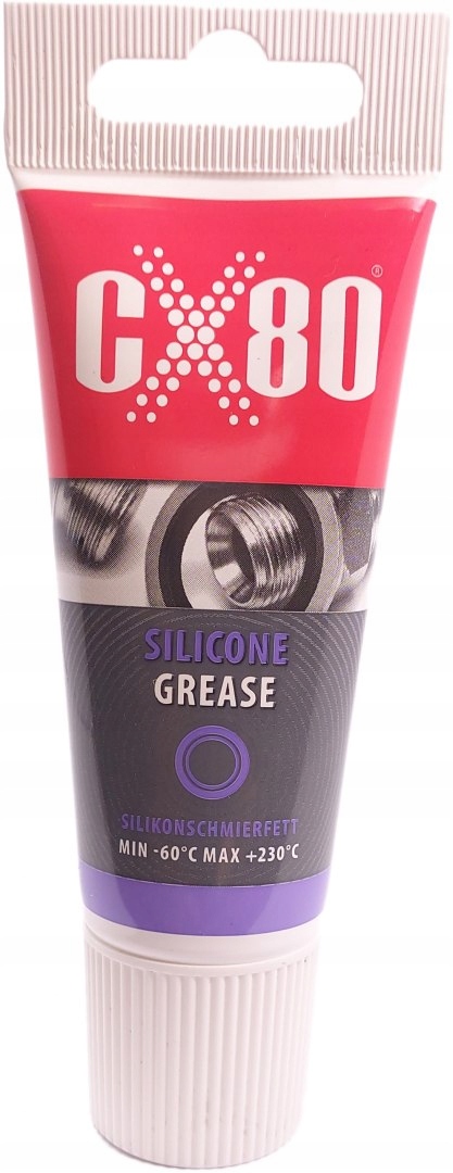 

CX80 Smar Silikonowy 40g bezbarwny -60°C do +230°C