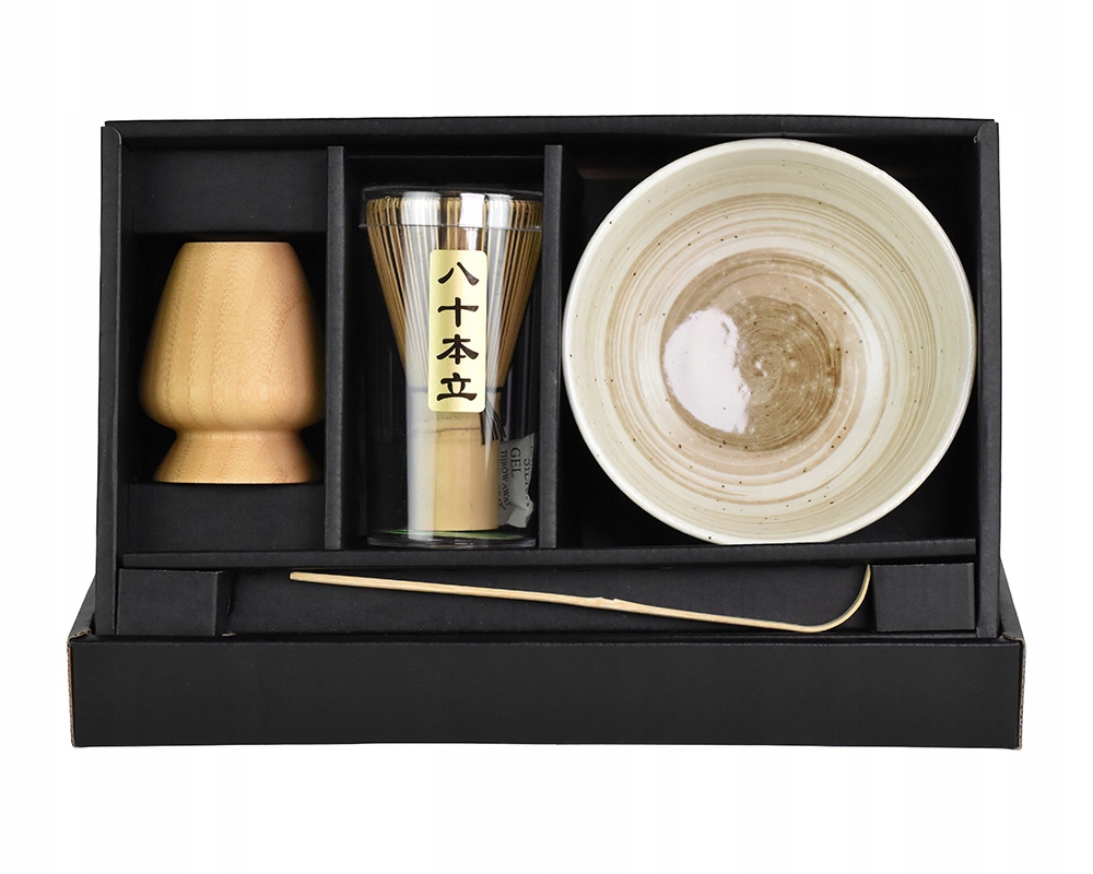 Levně Japonská souprava Matcha set Hakemekobiki