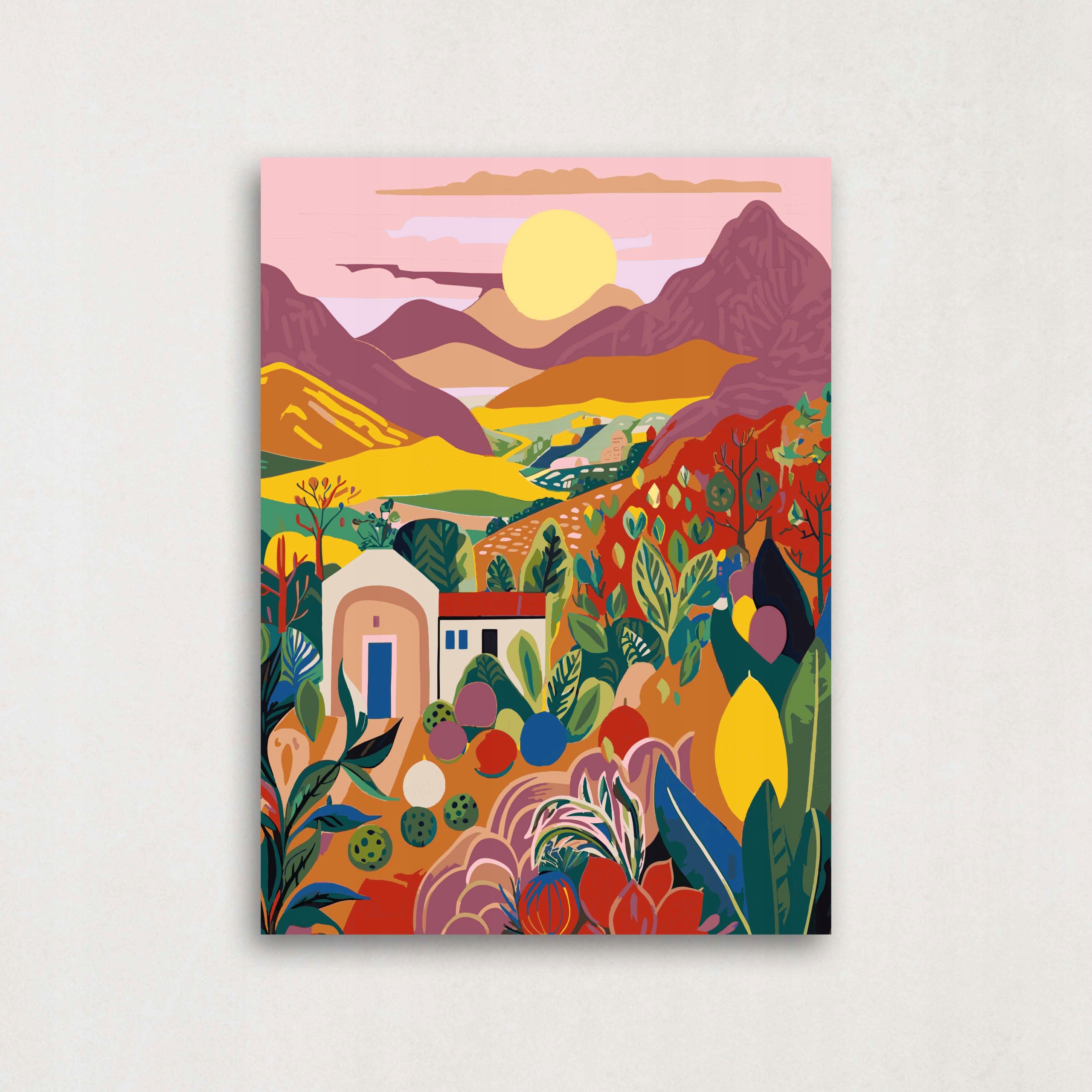 Malování podle čísel – Krajina Západ 50x70cm Make It Easy produkt Pl