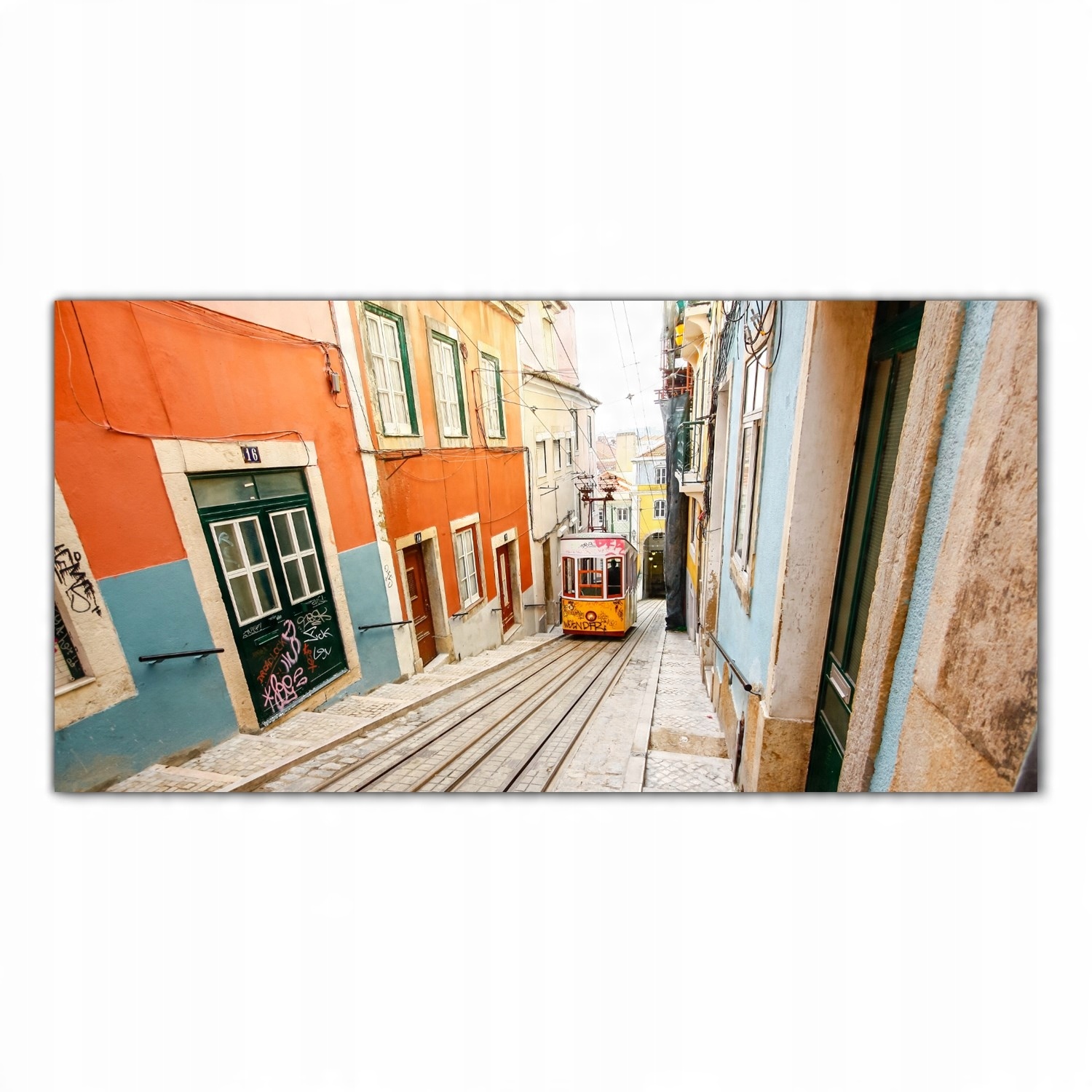 

Obraz na szkle Foto Kolejka Linowa Lizbona 120x60