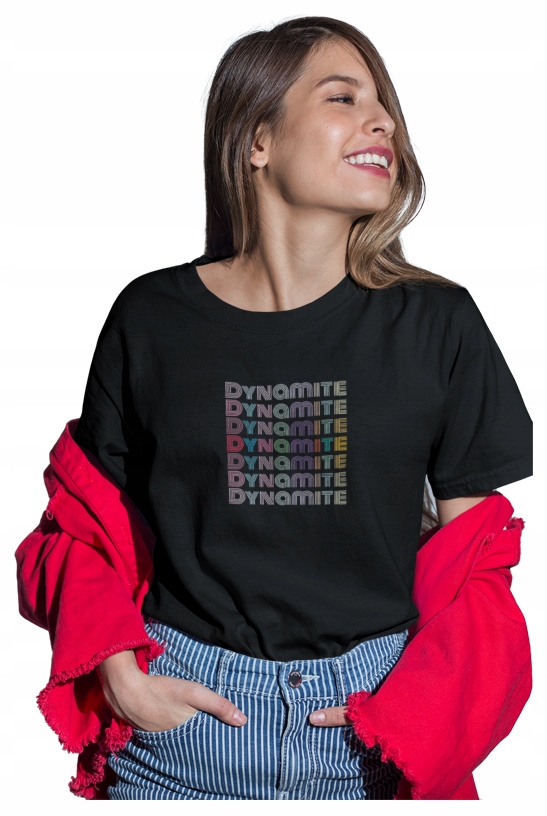 

Bts Koszulka Kpop Dynamite Bts Army Czarna 6 M