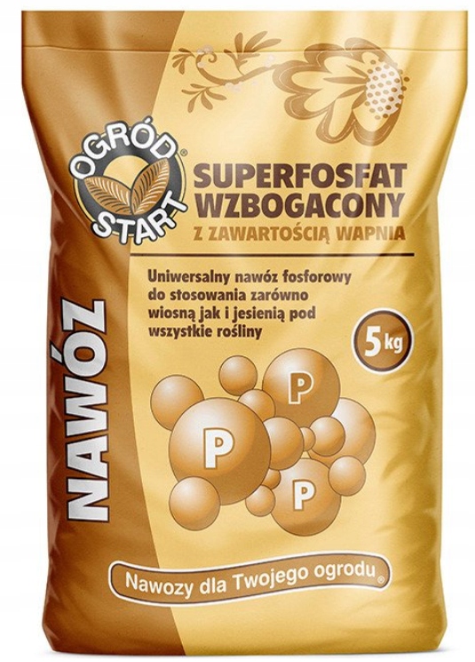 

Superfosfat wzbogacony nawóz fosforowy granul 5 kg
