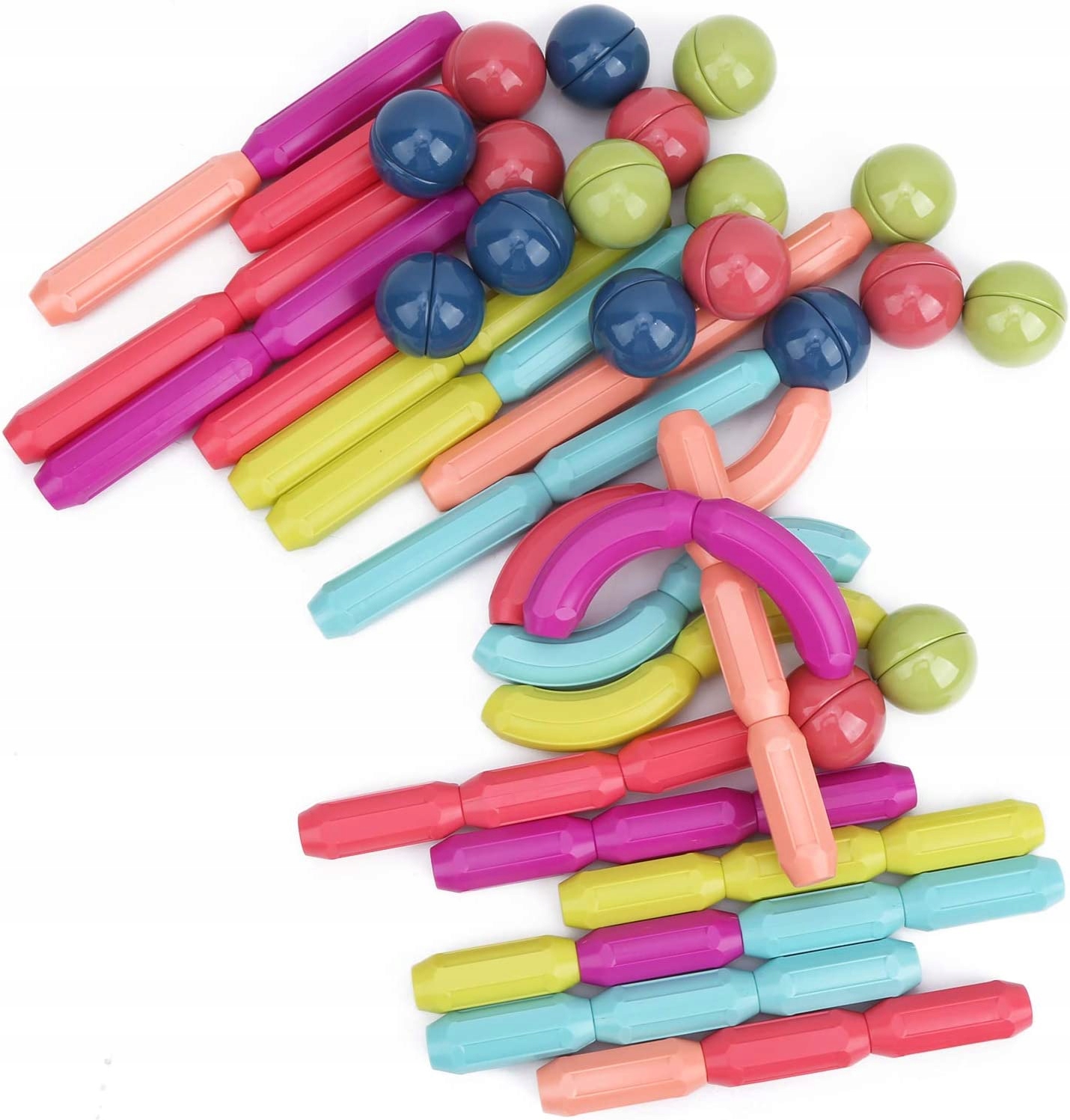 KLOCKI MAGNETYCZNE PATYCZKI Magnetic Sticks 78 el. Rodzaj zestaw