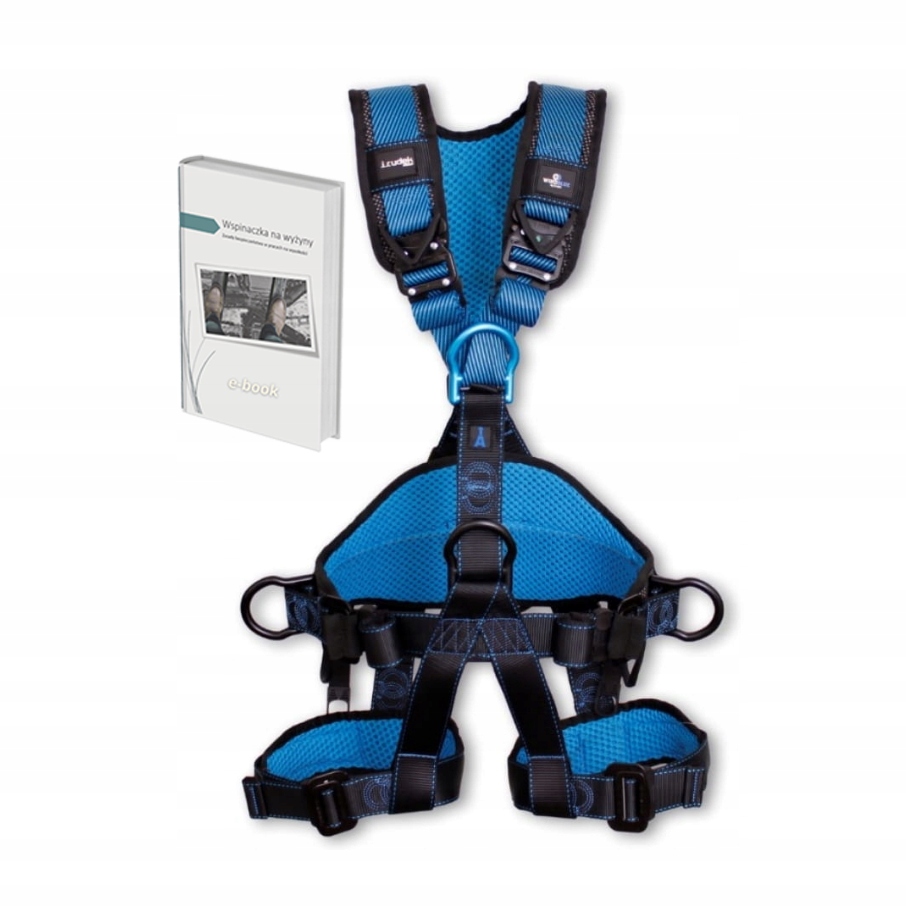 Szelki bezpieczeństwa Irudek Wind Blue 3 do prac zjazdowych 140kg L/XXL