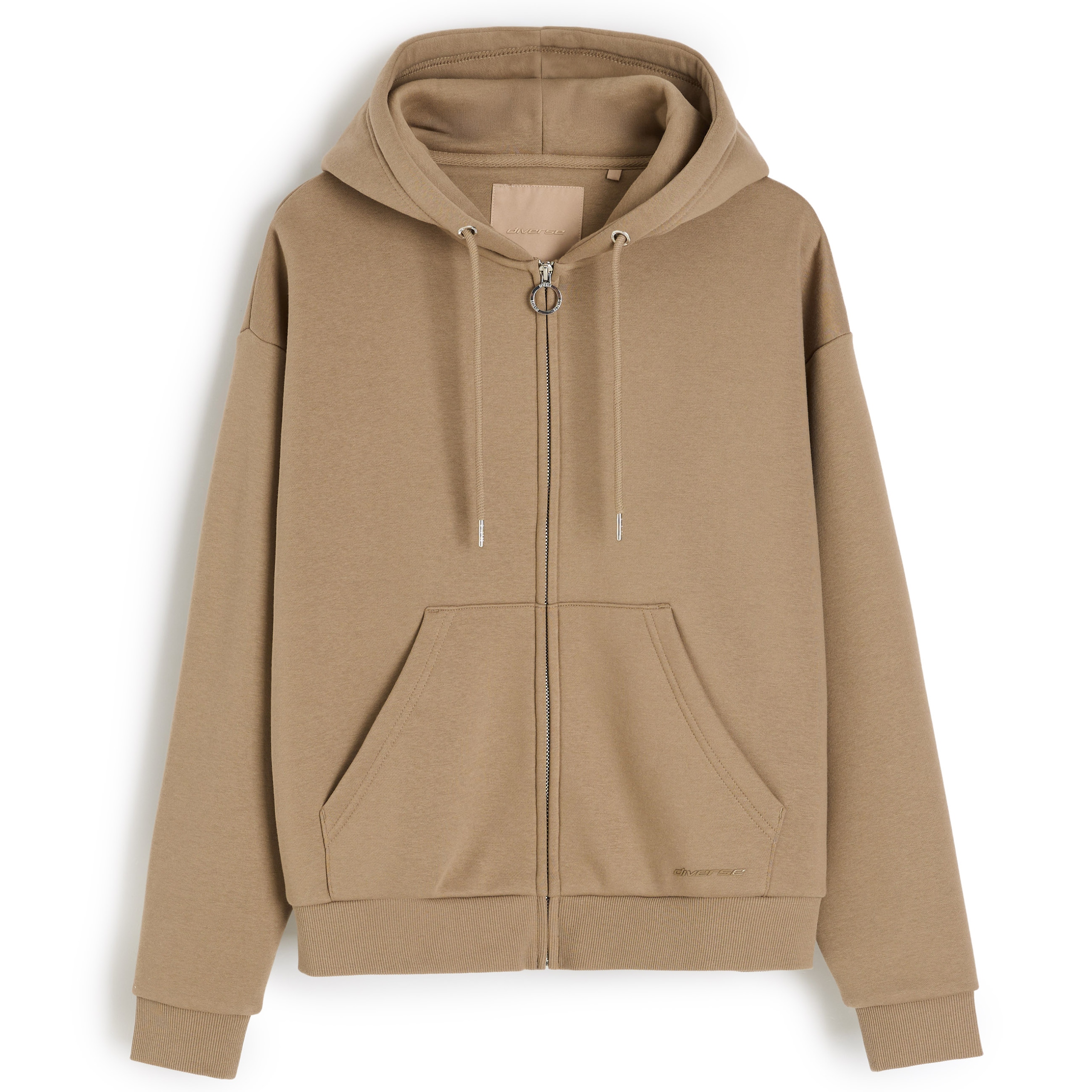 Bluza damska rozpinana z kapturem Diverse Hoola B 261 Beż M