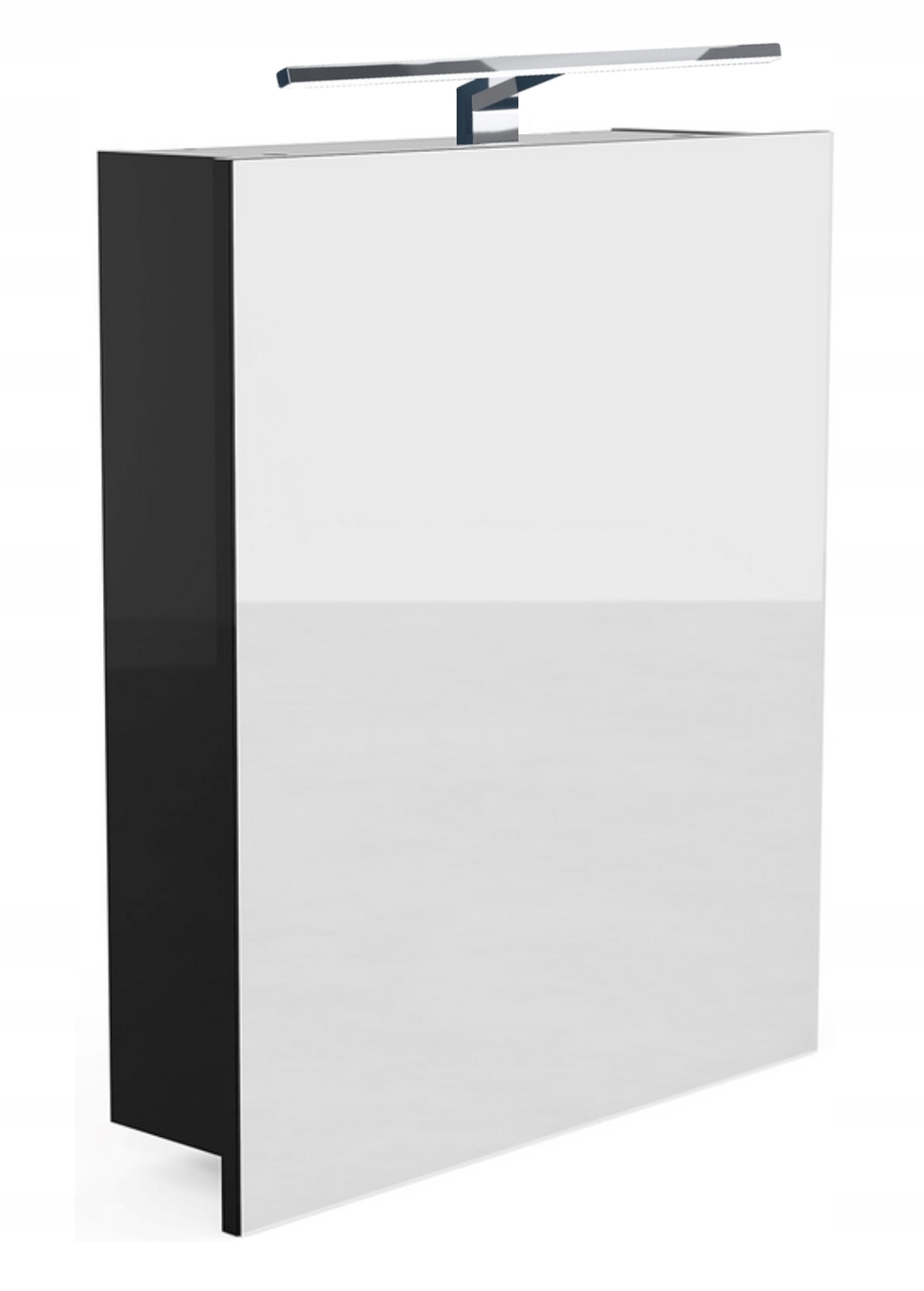 Koupelnová skříňka se zrcadlem Led 50x60 černá osvětlení zrcadlo koupelna
