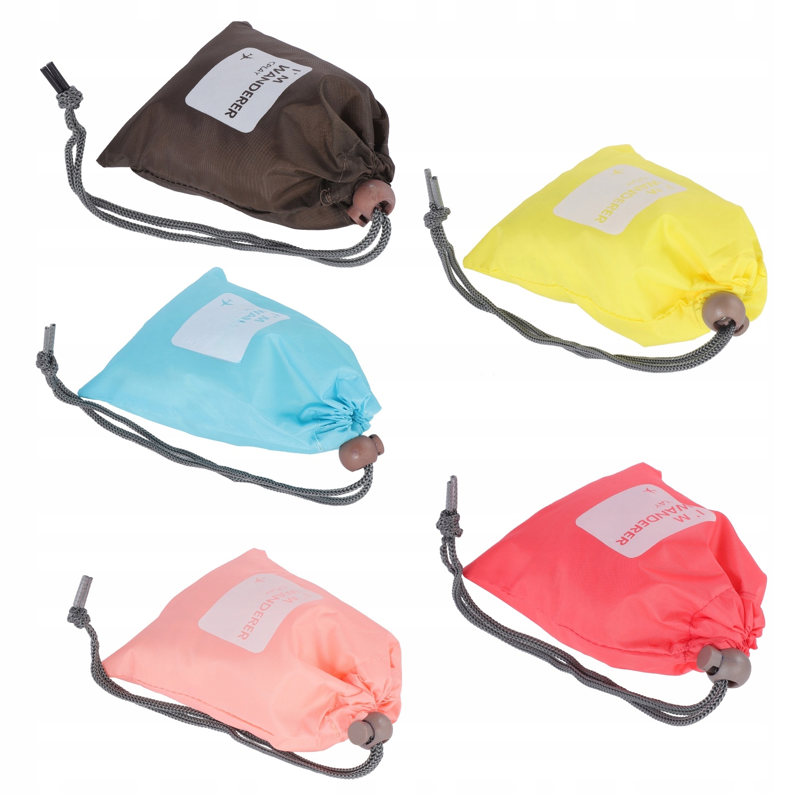 5 SZT. WOREK ŚCIĄGANY SZNURKIEM POLIESTROWYM