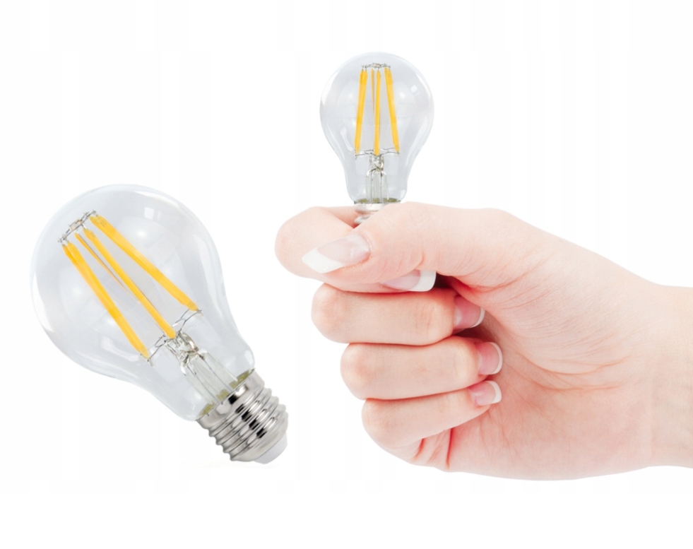 

Loftowa Żarówka Dekoracyjna 4W Edison Efekt Żaru