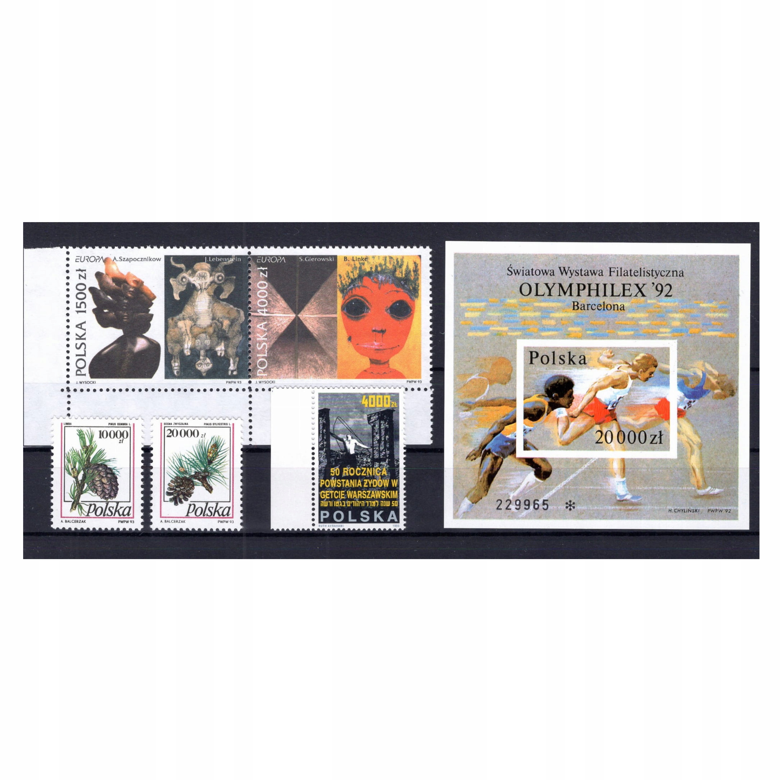 Pakiet znaczków polskich czyste [591]