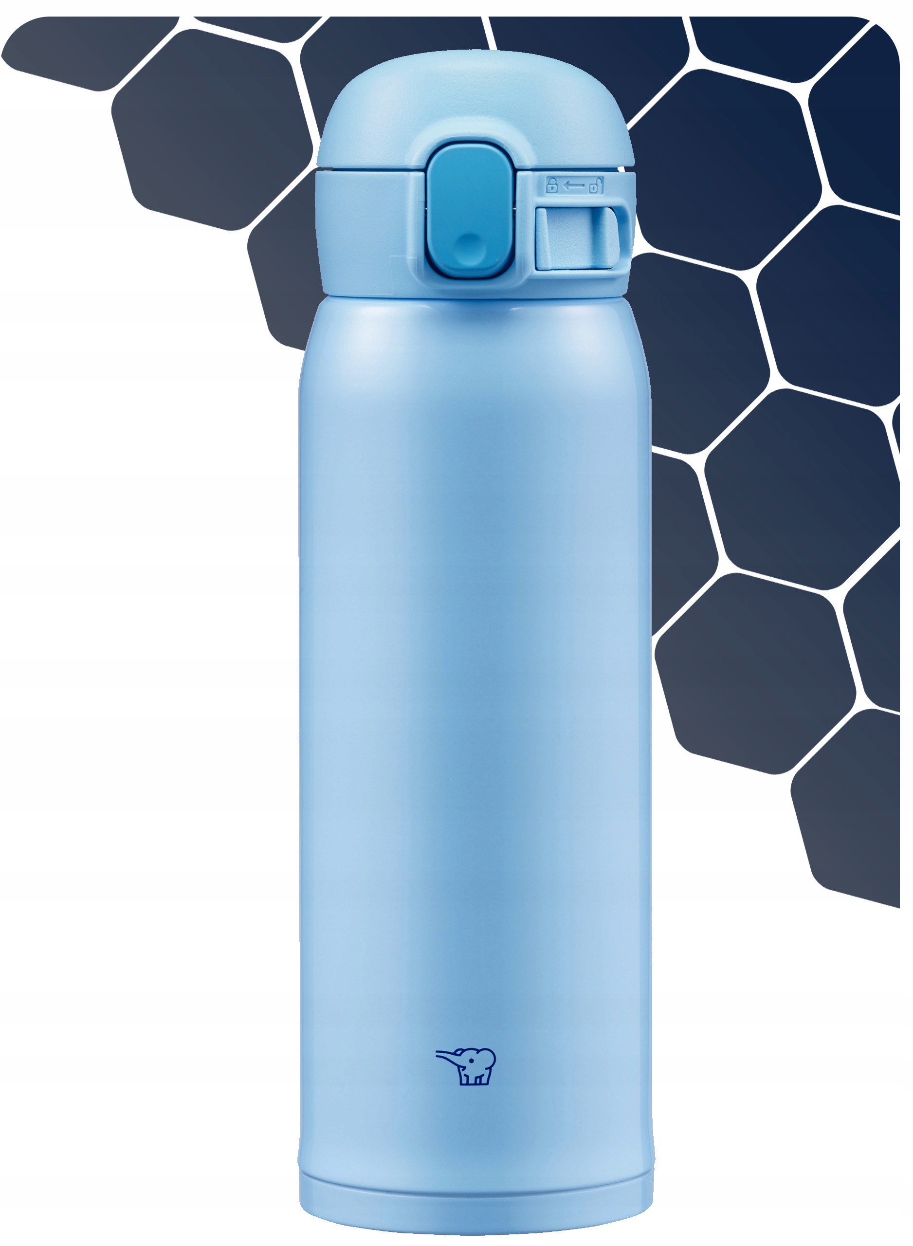 Kubek termiczny termos do auta ZOJIRUSHI SM-WR48E-AP 0,48L błękitny japonia Stan opakowania oryginalne