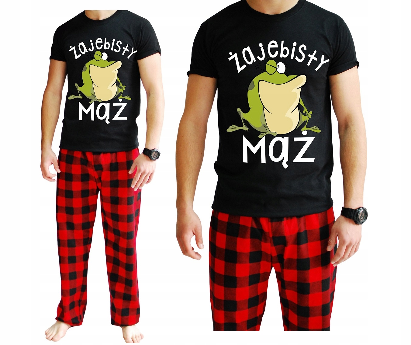 Pánské Pyžamo s dlouhými kalhotami Dárek Na Valentýna dárek k Vánocům S