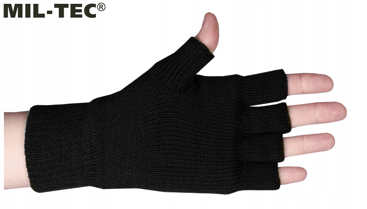 RĘKAWICE RĘKAWICZKI ZIMOWE 3M BEZ PALCÓW CZARNE Kod producenta 12540002