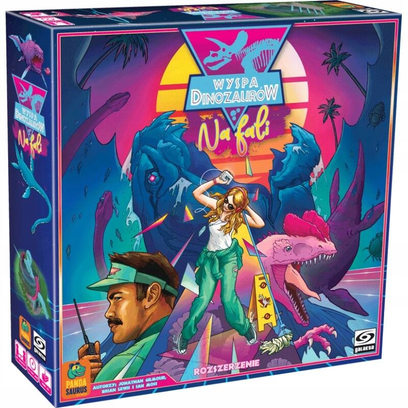 Wyspa Dinozaurów Na Fali Dodatek do Gry Planszowej