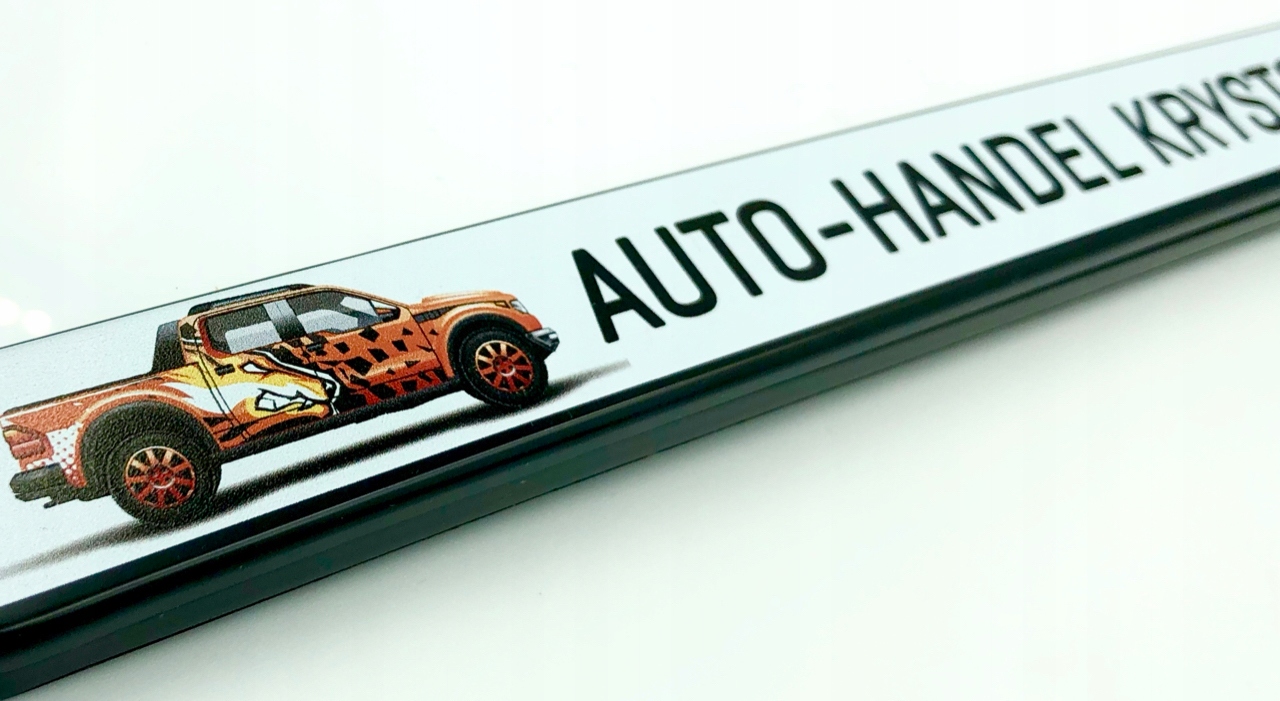 Ramki pod tablice ramka z nadrukiem 100 FULL KOLOR Numer katalogowy producenta ramki_100