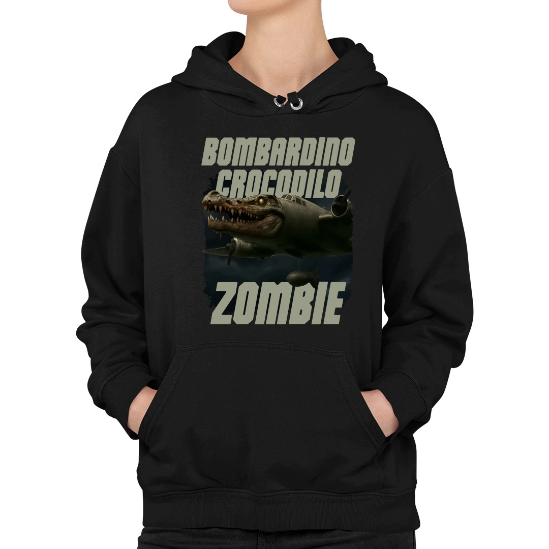 Bombardino Crocodilo zombie krokodýl bombardér Italský Brain Rot M