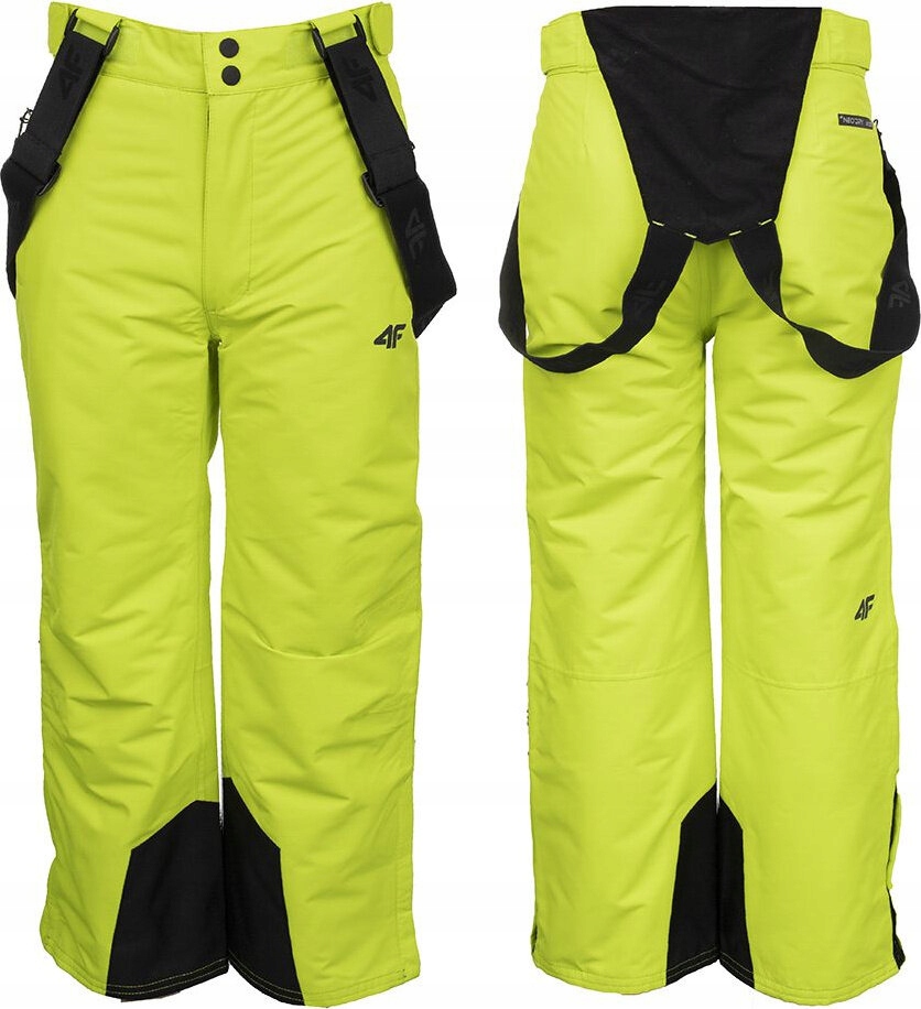 SPODNIE NARCIARSKIE DLA CHŁOPCA 4F ZIELONE HJZ22 JSPMN001 45S r 140cm