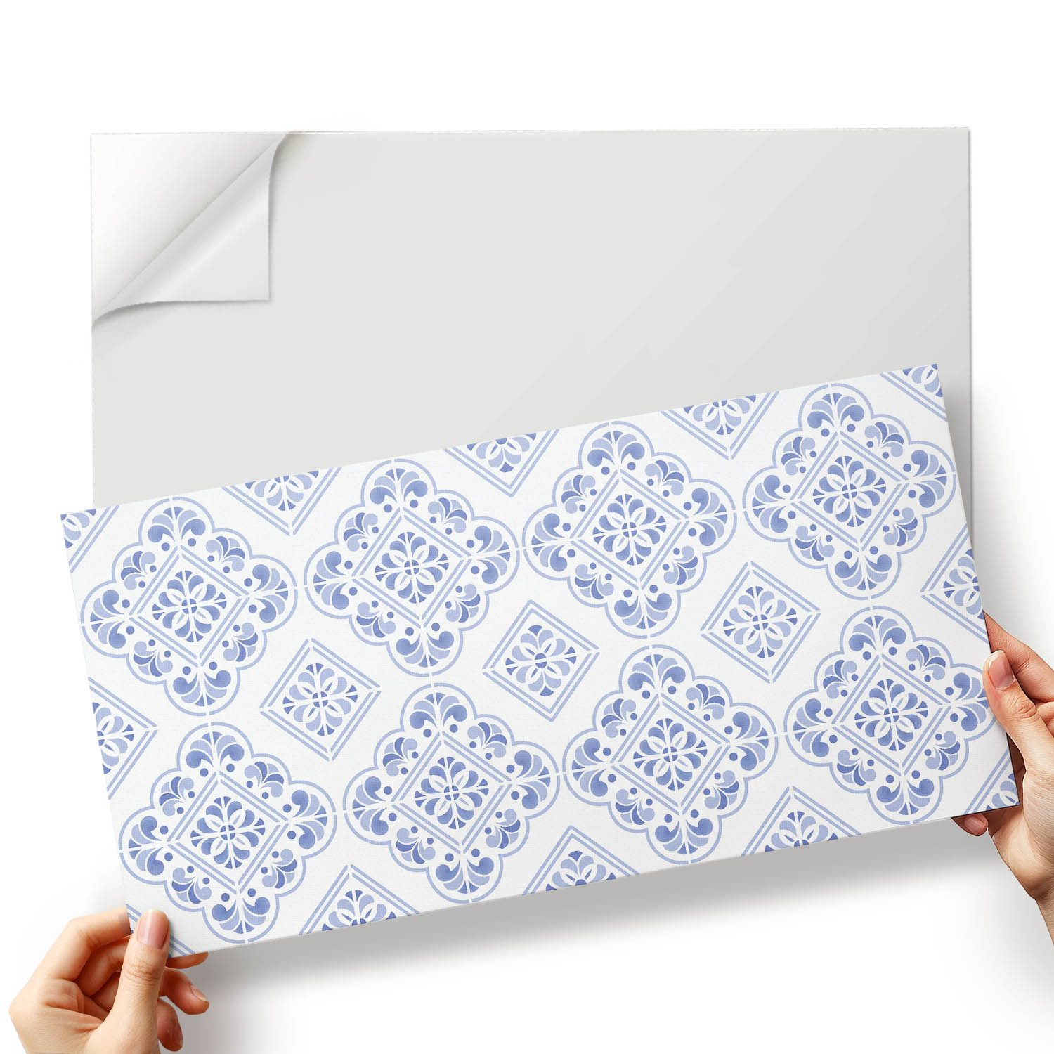 Sada vinylových dlaždic Jednoduchá montáž Elegantní ozdobný vzor 10x40x20 cm