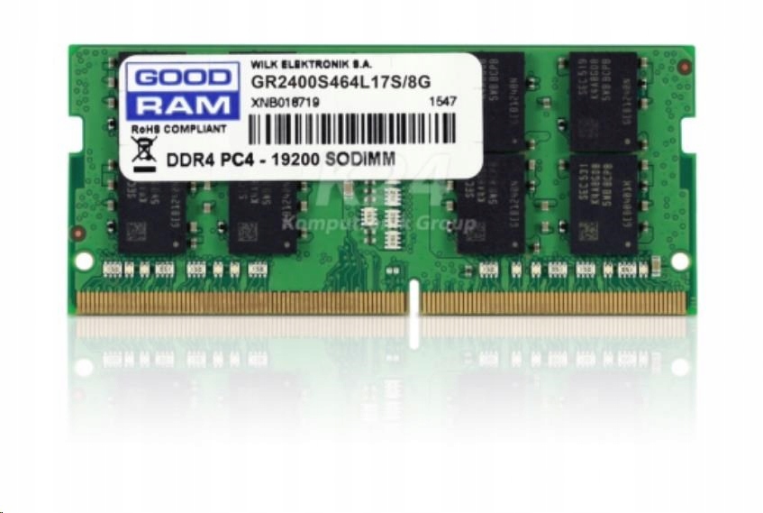 Sodimm DDR4 8GB 2400MHz CL17 Goodram GR2400S464L17S/8G