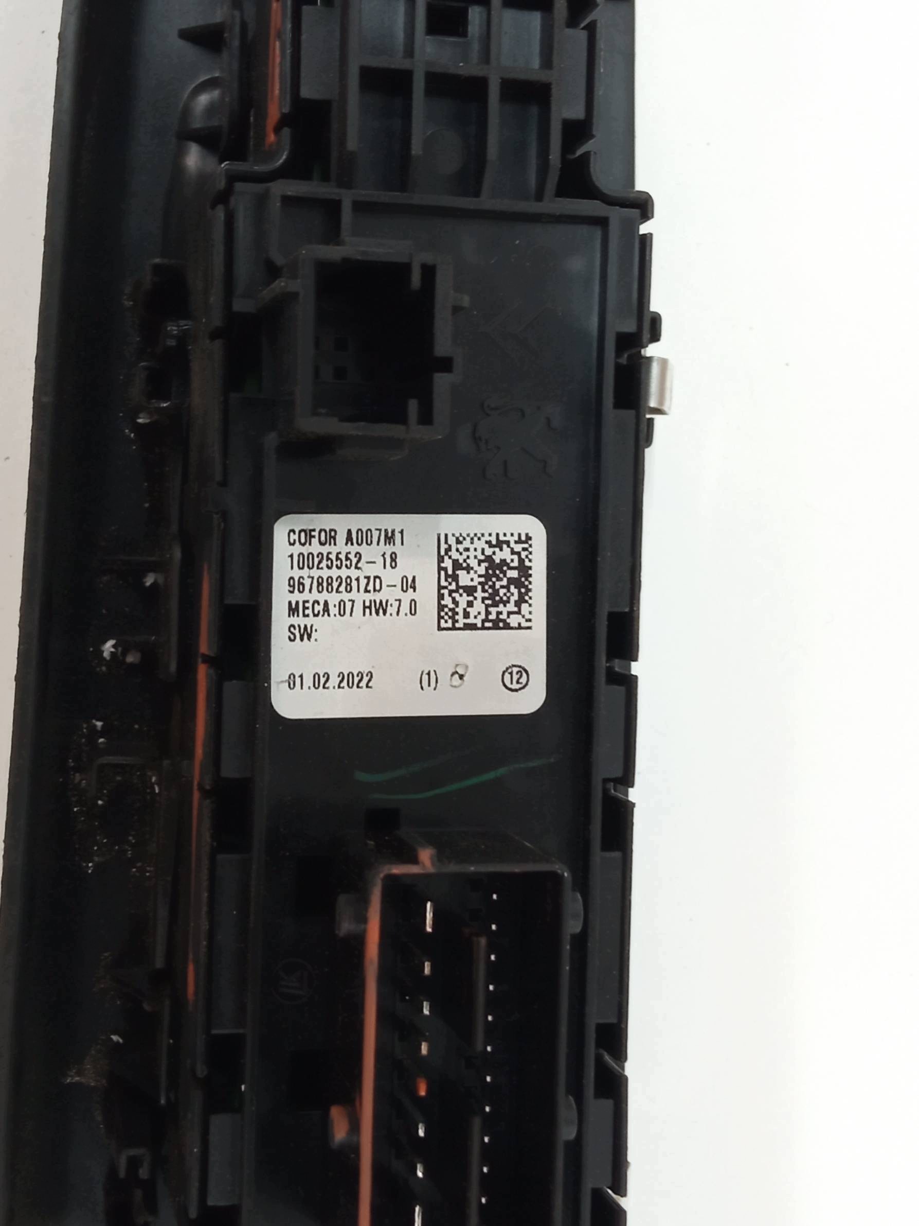 window control switch front left right 96788281ZD 9804480320 Opel Corsa VI F