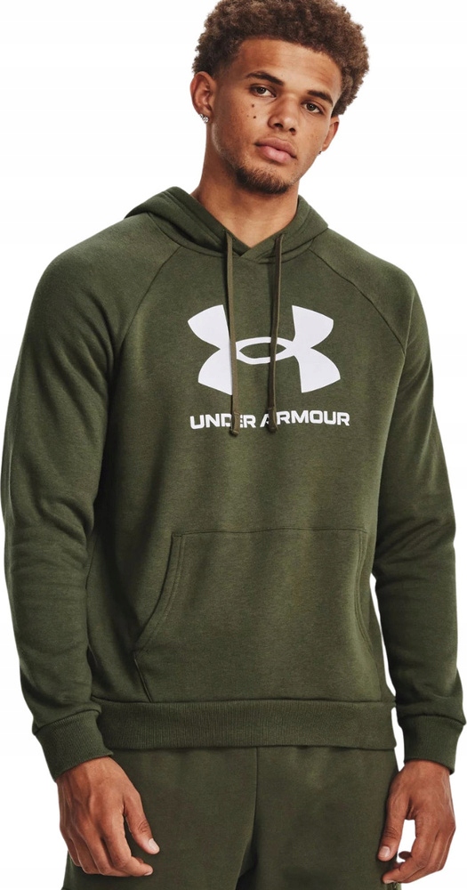 Mikina S Kapucí Klokanka Pánská Under Armour Rival Fleece Logo Hd velikost 2XL