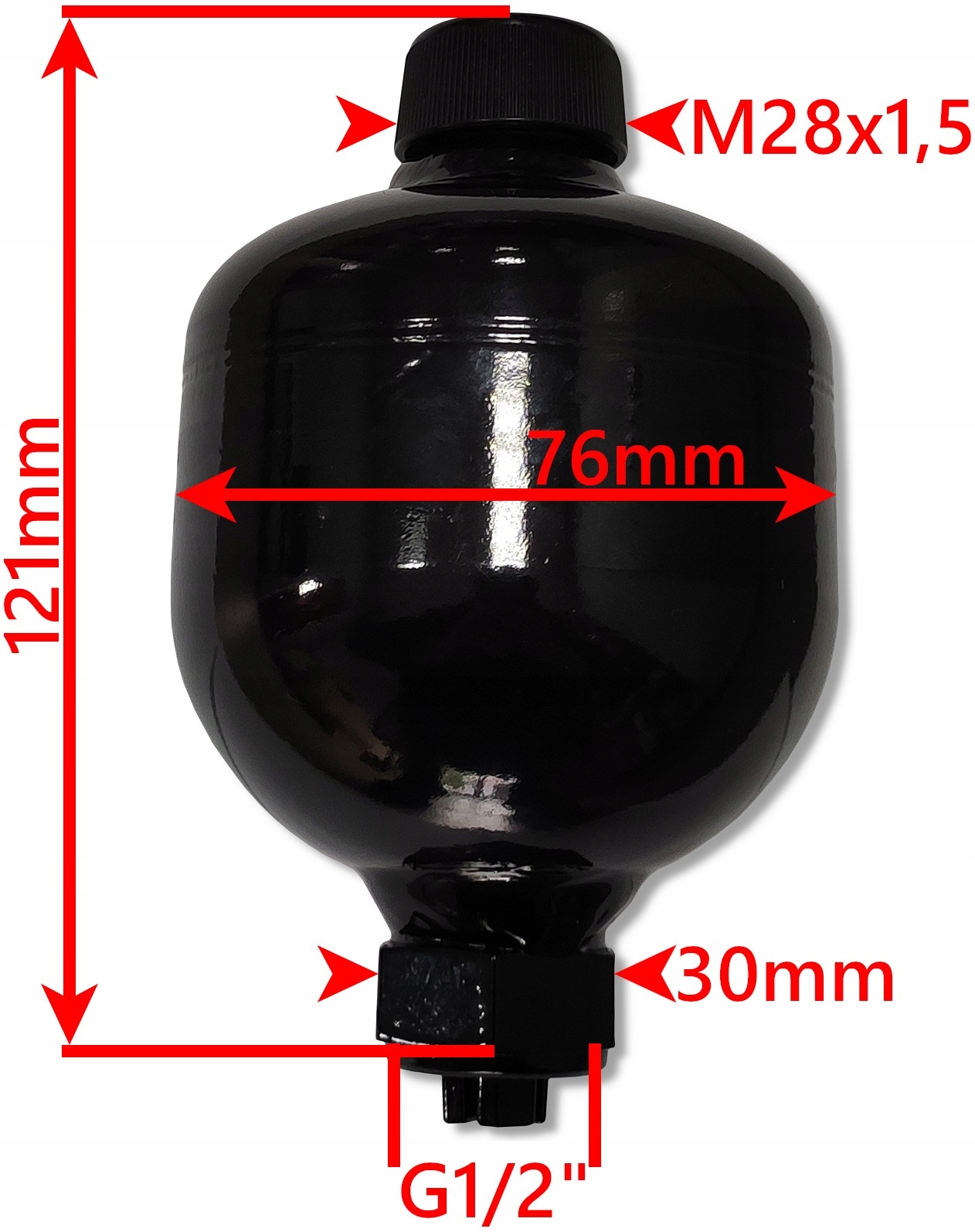 HYDROAKUMULATOR AKUMULATOR AD 0,16L 210BAR 1/2" Numer katalogowy części 2431.ZEST.016