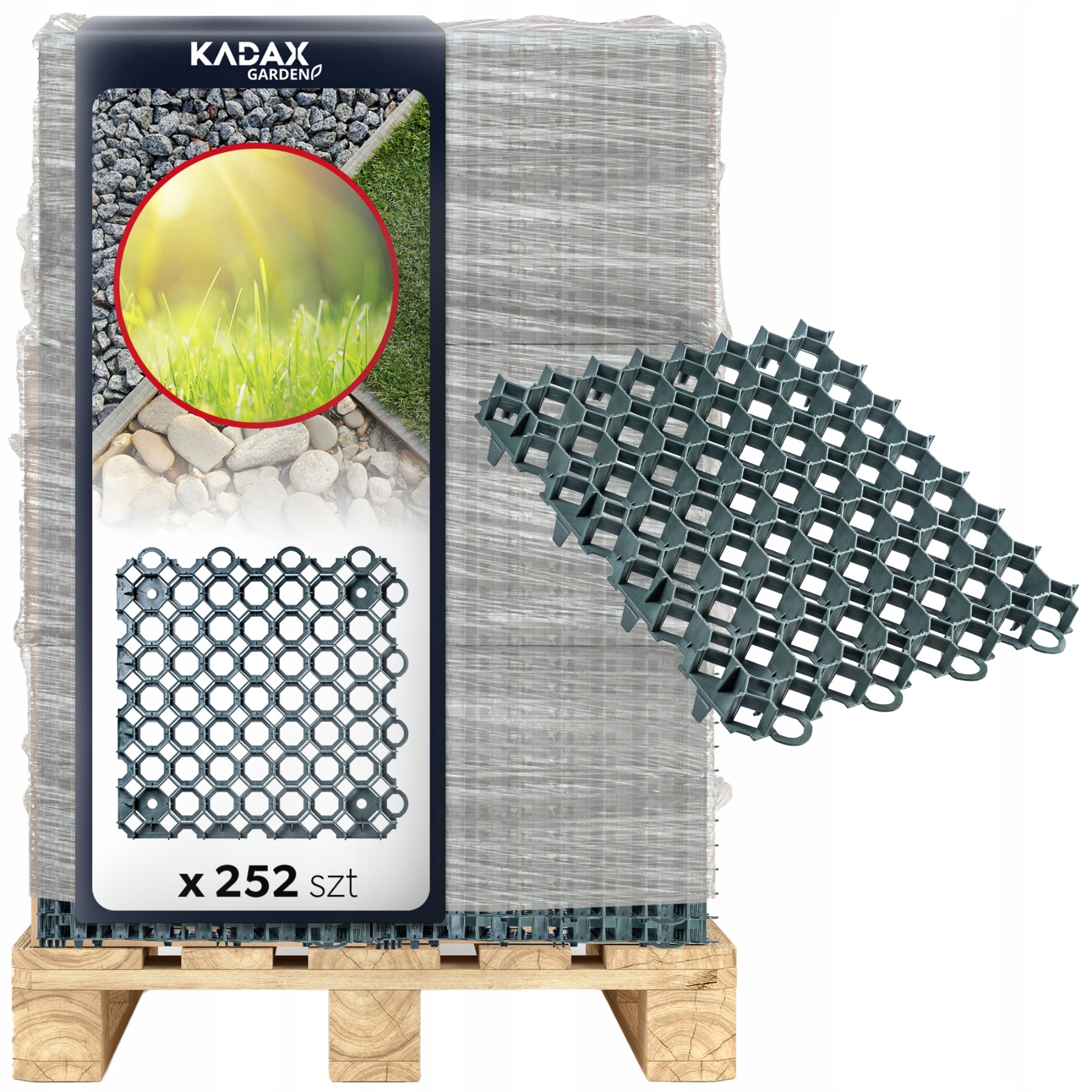 Kratka Trawnikowa Parkingowa 50cm 252szt. Paleta