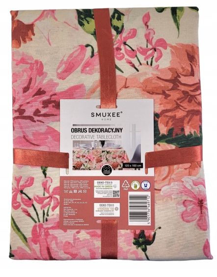 OBRUS DEKORACYJNY SMUKEE 120x160 hydrofobowy