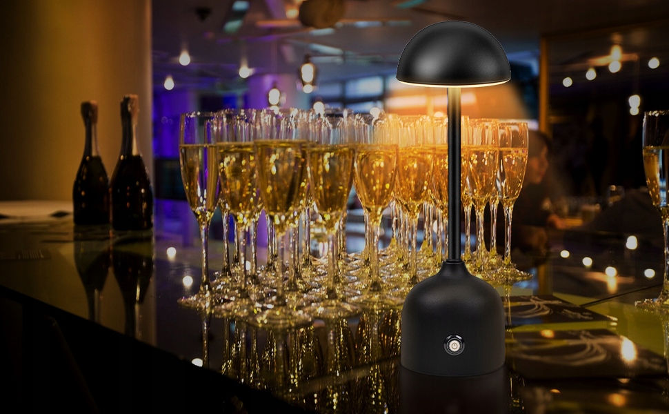 BEZPRZEWODOWA LAMPA STOŁOWA LAMPKA NOCNA DOTYKOWA ŚCIEMNIALNA USB 4500mAh Rodzaj gwintu zintegrowane źródło LED