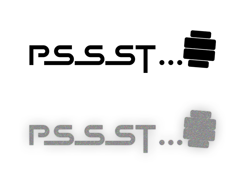 Pssst Air Ride - Naklejka na samochód na auto - ODBLASKOWA