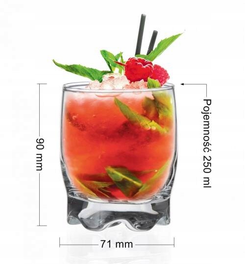 GLASMARK Komplet 6 szklanek 250 ml Producent Glasmark