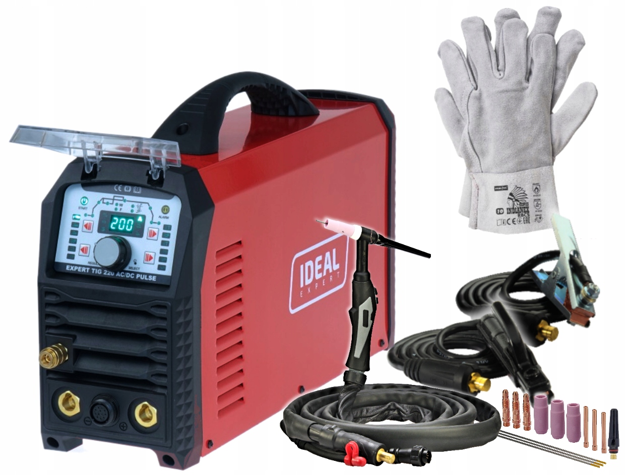 Spawarka EXPERT TIG 220 AC/DC PULSE IDEAL TIG/MMA