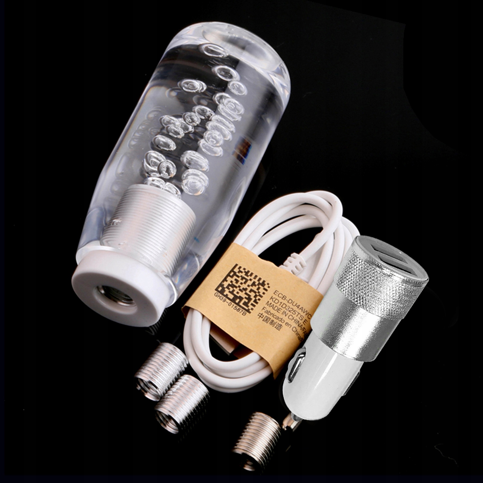 10CM GAŁKA ZMIANY BIEGÓW SAMOCHODU,KRYSZTAŁ LED EAN (GTIN) 6900781928477