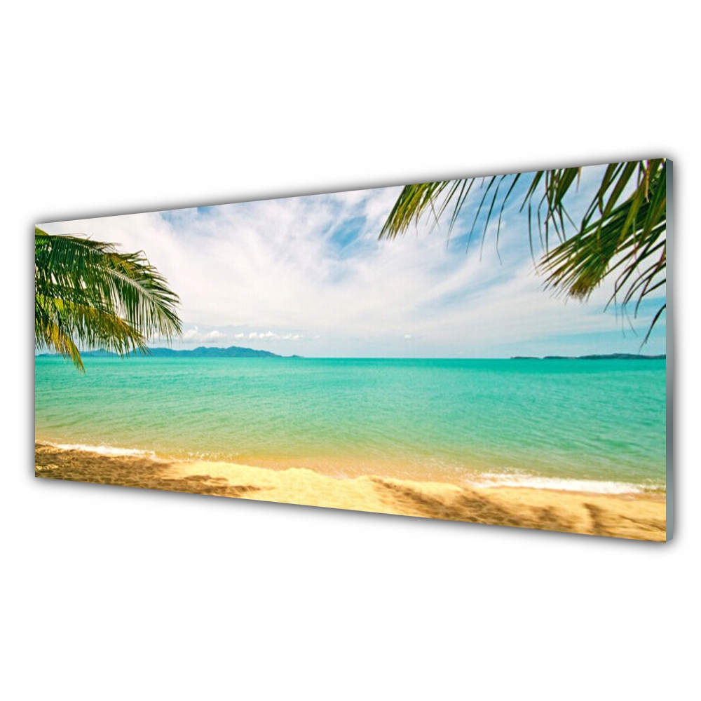 

Fotoobraz z nadrukiem 125x50 Morze Plaża Krajobraz