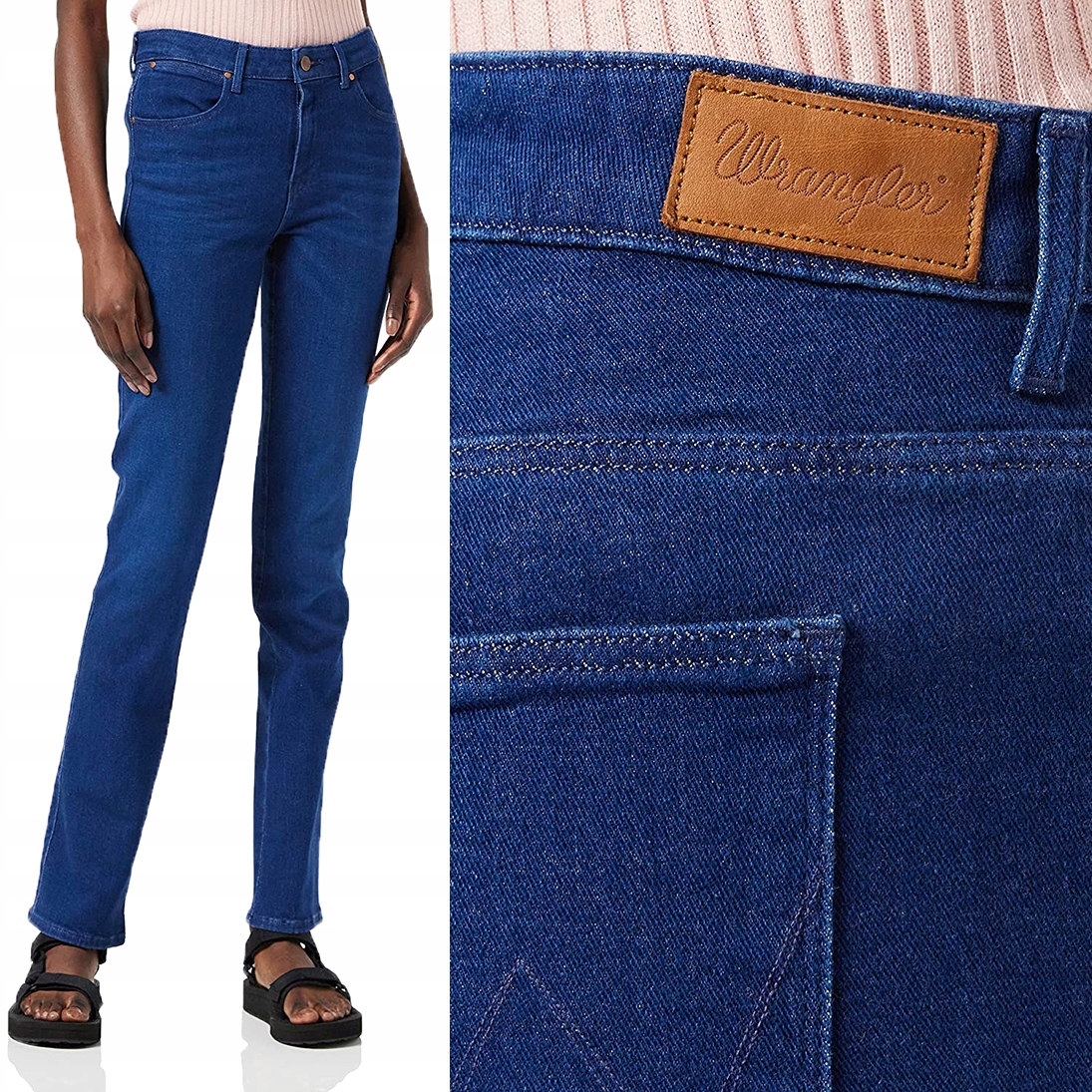 Wrangler Straight Deep Jednoduché Klasické W27 L32