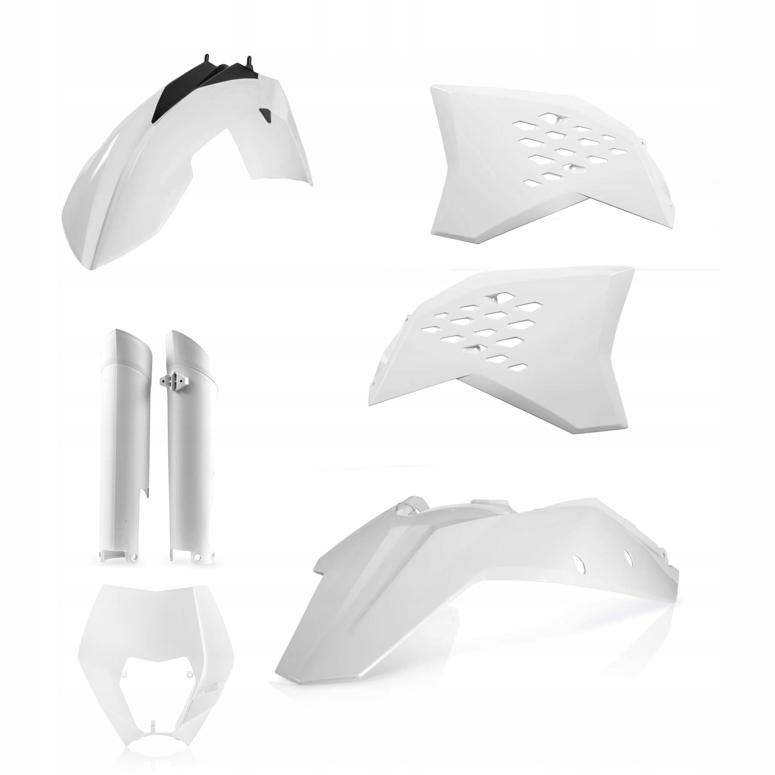 Sada Plastov Acerbis Ktm Exc-f Exc-r White 0014219.030