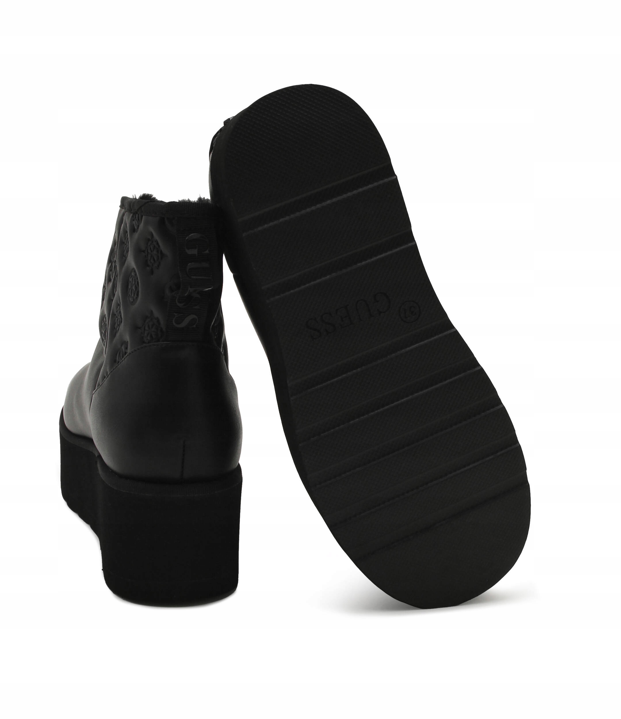 GUESS CZARNE ŚNIEGOWCE PLATFORMA (39) Oryginalne opakowanie producenta pudełko