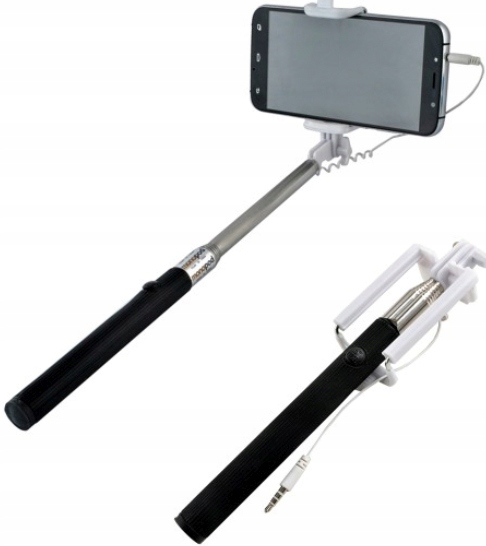 Kijek Selfie Stick Uchwyt do Zdjęć Monopod + Kabel