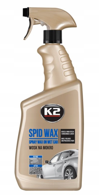 K2 Spid Wax 700ml Wosk Na Mokro Osusza Nabłyszcza