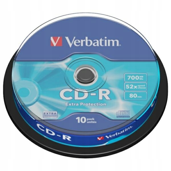 Verbatim Płyta Cd-r 700MB 52x Extra Protection 10szt 43437