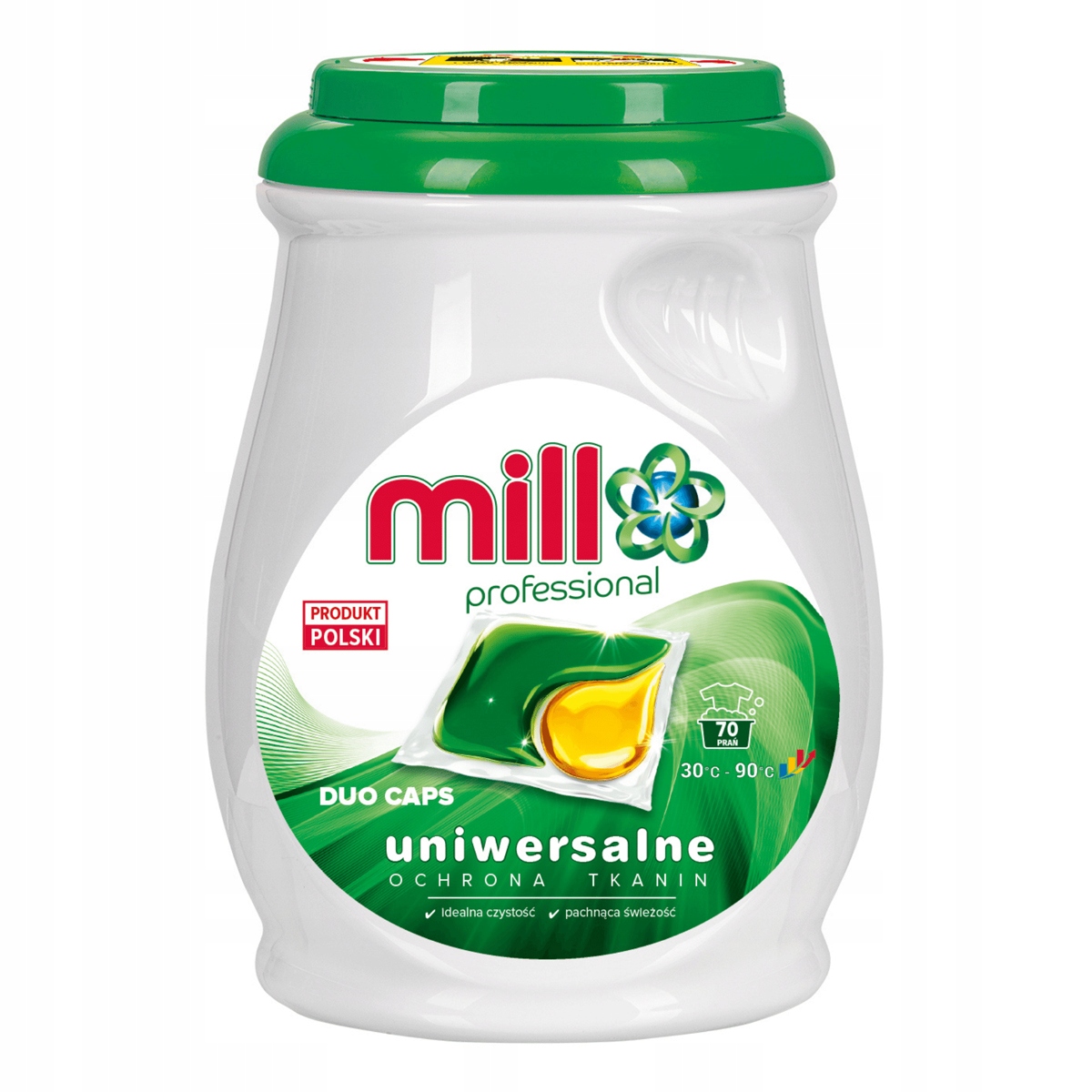 Levně Kapsle na praní Mill Professional 70 ks Kapsle na praní