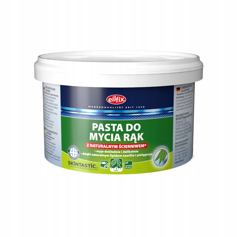 Eilfix Pasta Bhp do mycia rąk z naturalnym ścierniwem aloe vera 500 ml