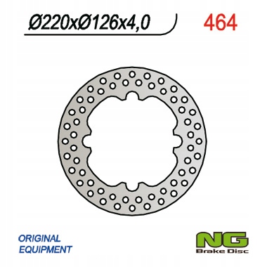 Ng Brzdový Kotúč Zadný Husqvarna Te/tc 99-12 (220X126X4)