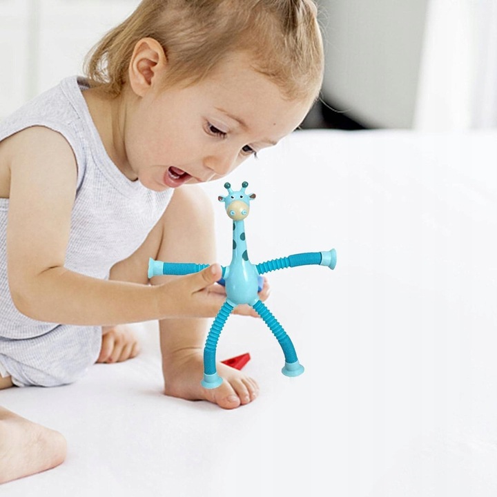 ROZCIĄGAJĄCE SENSORYCZNA ANTYSTRESOWA PRZYSSAWKA RURKI TUBY POP LED xxl Marka inna