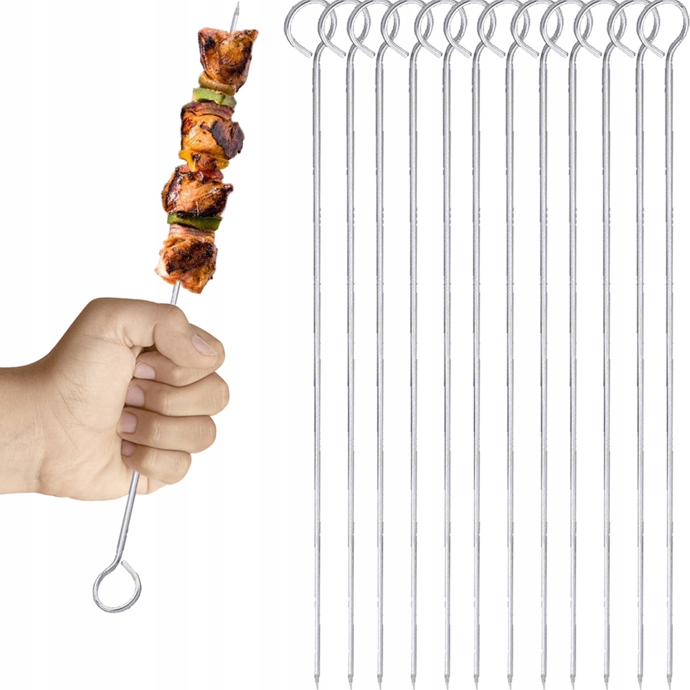 

Szpikulce Bbq do Szaszłyków na Grill 30cm 12szt