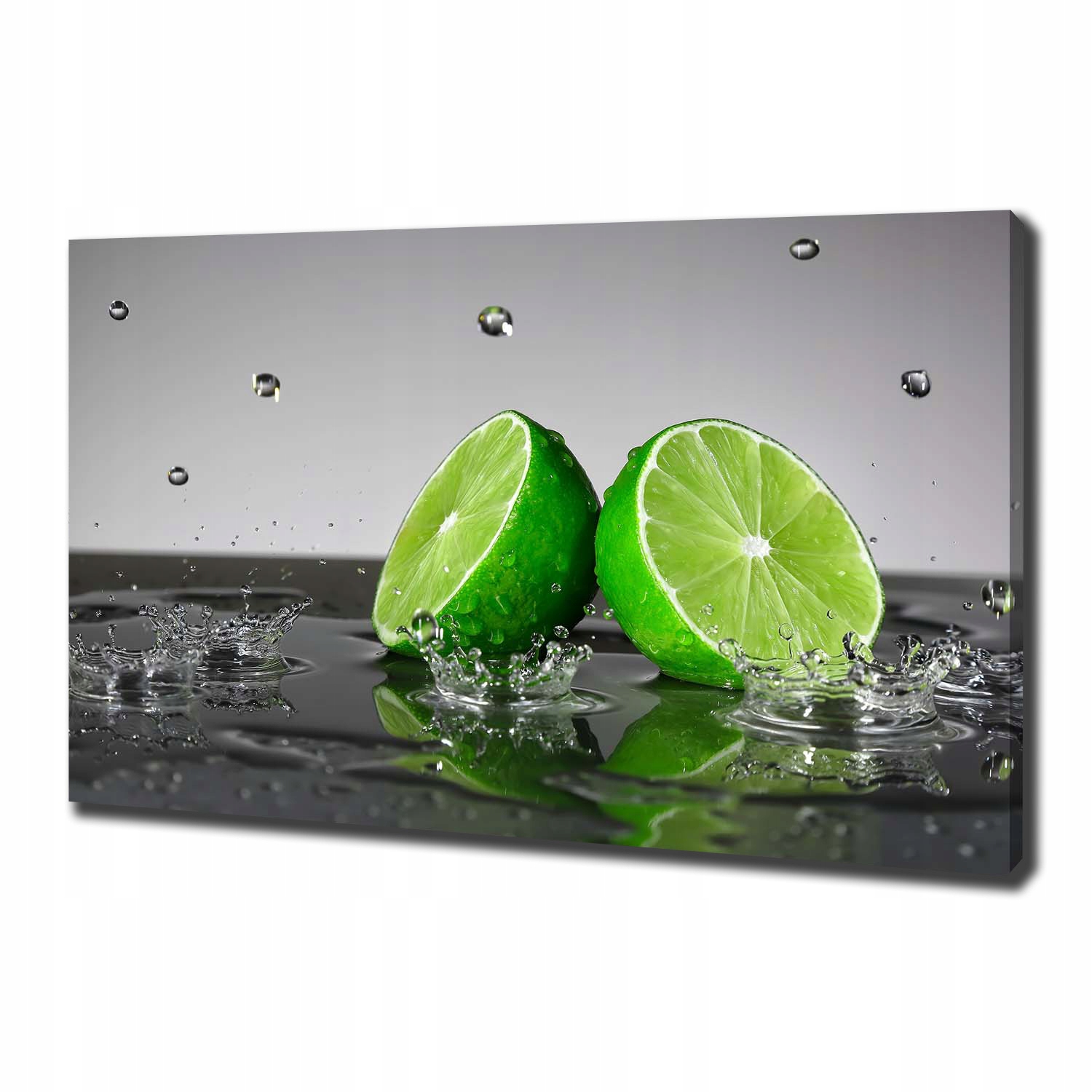 

Foto obraz na płótnie Limonka w wodzie 100x70 cm