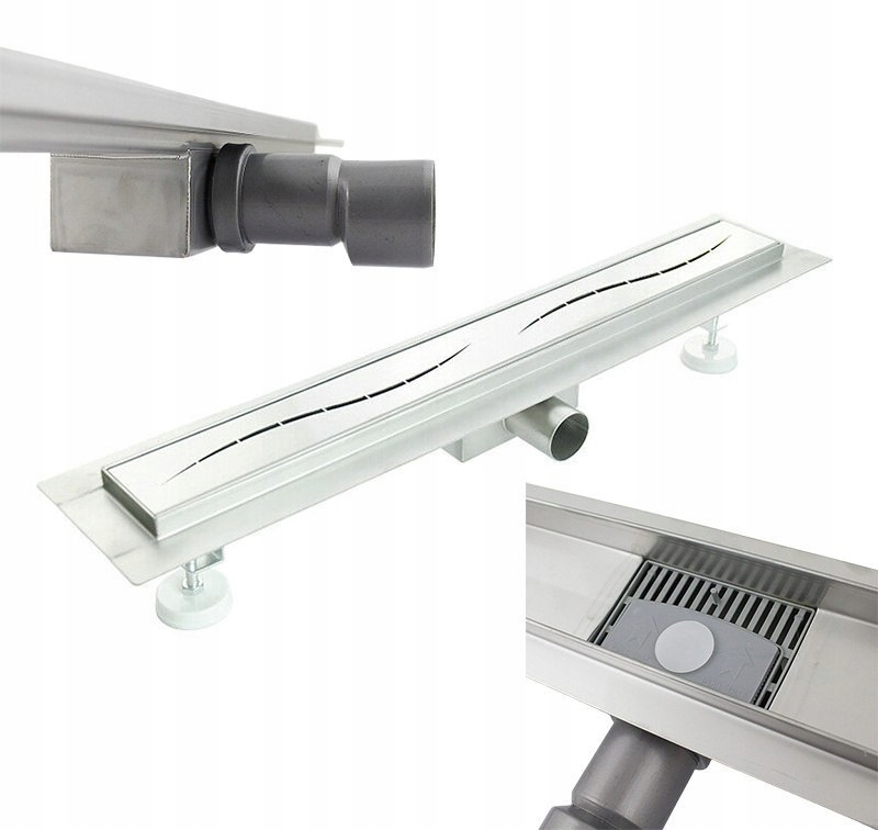 Lineárny odtok Streifen s sifónom 140 cm