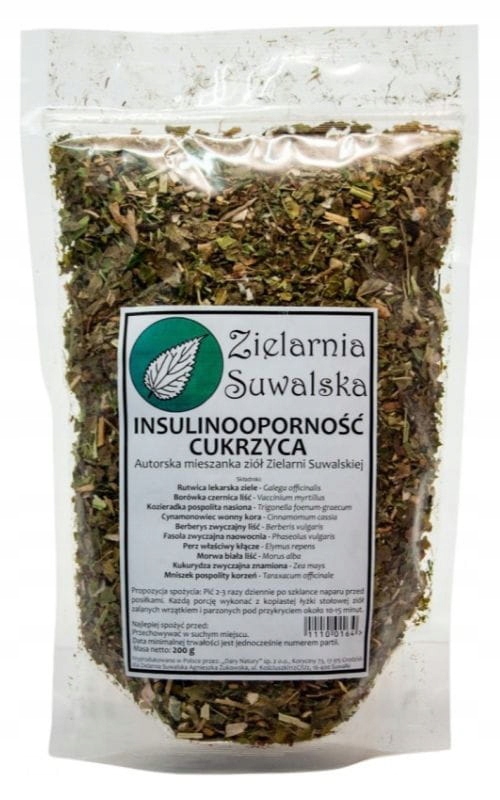 

Zioła Insulinooporność i cukrzyca 200g