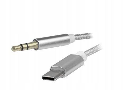 

Kabel adapter Aux Jack wtyk 3.5mm - Usb - C 100cm