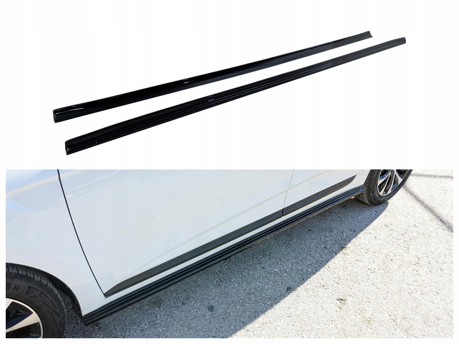 Kryty prahů pro Renault Clio Rja/bja BF/B7 V 2019- Hatchback